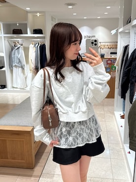 「mystic（ミスティック）のアイテム（ボストンバッグ）」を使った、つゆちゃんさん（レディース・156cm）の冬コーディネート