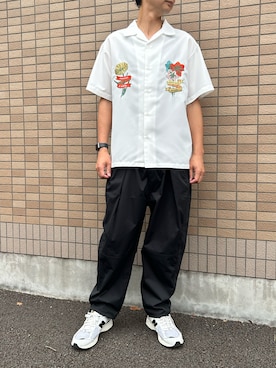 gushiさん（メンズ・180cm）の夏コーディネート