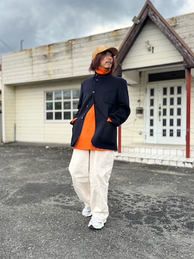 「アイテム（帽子）」を使った、ちゃんまつ:Reさん（メンズ・166cm）の冬コーディネート