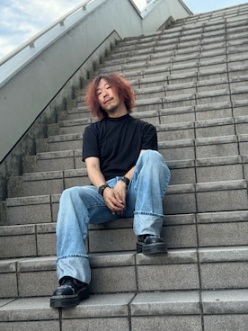 「Dr. Martens（ドクターマーチン）のアイテム」を使った、ちゃんまつ:Reさん（メンズ・166cm）の夏コーディネート