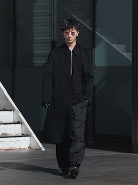 ato（アトウ）の「LONG COAT（チェスターコート）」 - WEAR