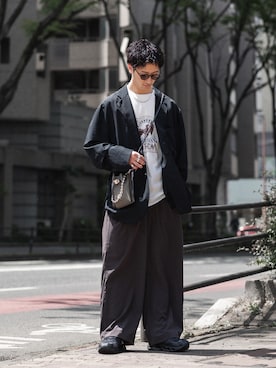 「MIZUNO（ミズノ　）のアイテム」を使った、Ryooさん（メンズ・170cm）の春コーディネート