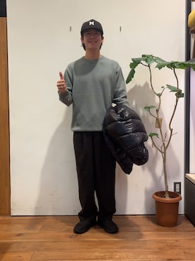 「アイテム（その他シューズ）」を使った、みねいさん（メンズ・170cm）の秋コーディネート