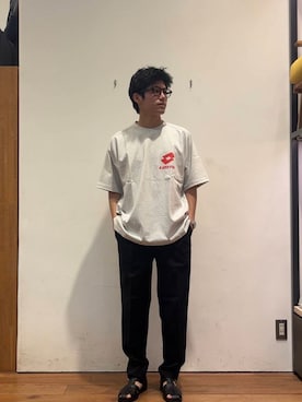 「lotto」｜mr910さん（メンズ・170cm）の春コーディネート