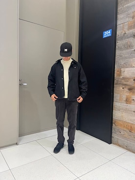 「デートコーデ」｜「アイテム（その他アウター）」を使った、みねいさん（メンズ・170cm）の秋コーディネート