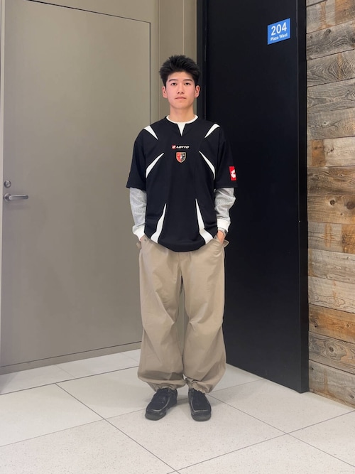 『別注』RUSSELL ATHLETIC×UR　BORDER LONG SLEEVE T-SHIRT
