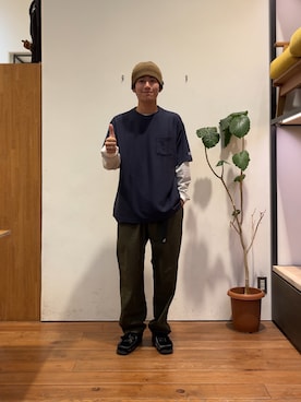 「アイテム（トップス）」を使った、みねいさん（メンズ・170cm・10代）の夏コーディネート