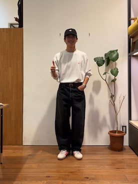 「アイテム（スニーカー）」を使った、みねいさん（メンズ・170cm・10代）の夏コーディネート
