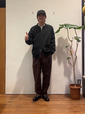 「アイテム（シューズ小物/雑貨）」を使った、みねいさん（メンズ・170cm）の秋コーディネート