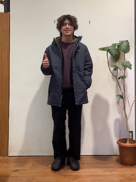 「アイテム（スウェット）」を使った、みねいさん（メンズ・170cm・10代）の秋コーディネート