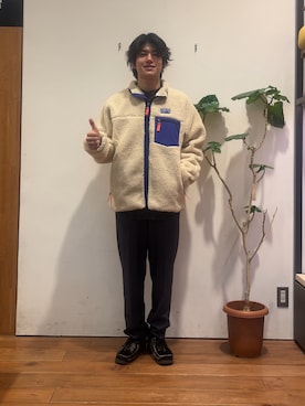 「アイテム（テーラードジャケット）」を使った、みねいさん（メンズ・170cm・10代）の秋コーディネート