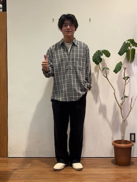 みねいさん（メンズ・170cm）の秋コーディネート
