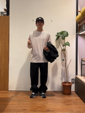 「アイテム（デニムジャケット）」を使った、りくとさん（メンズ・170cm・10代）の夏コーディネート