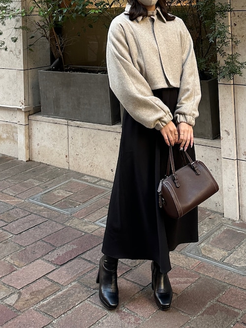 セール】【apres jour clair】メルトンブルゾン【ZOZOTOWN限定アイテム