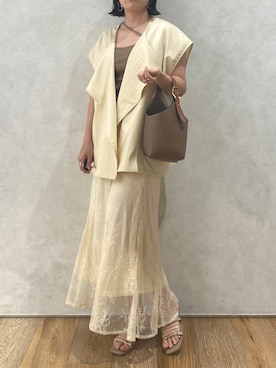 「Coming soon…」｜「アイテム（ハンドバッグ）」を使った、apresjour clairさん（レディース・159cm）の夏コーディネート