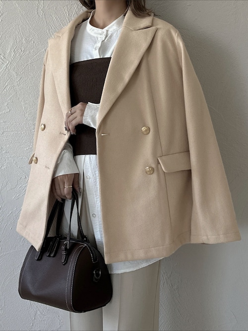 セール】【apres jour clair】ダブルテーラードジャケット【ZOZOTOWN