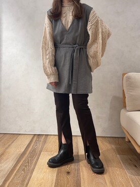 apresjour clairさん(レディース・160cm)の冬コーディネート