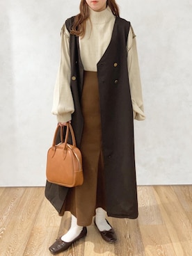 apresjour clairさん(レディース・160cm)の冬コーディネート