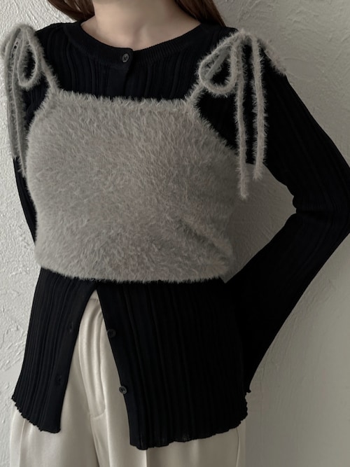 セール】【apres jour clair】シャギーニットアンサンブル【ZOZOTOWN