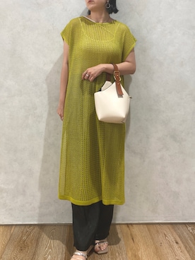「サテンパンツ」｜「アイテム（キャミソール）」を使った、apresjour clairさん（レディース・159cm）の夏コーディネート
