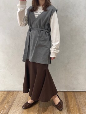 apresjour clairさん(レディース・160cm)の冬コーディネート