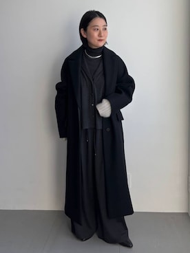 「アイテム（チェスターコート）」を使った、chaos_kawaさん（レディース・150cm）の秋コーディネート