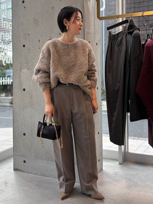 新品 Chaos カオス 2way カシミヤ ニットプルオーバー Chaos（カオス） ニット セーター /坪田あさみさんInstaLIVE紹介