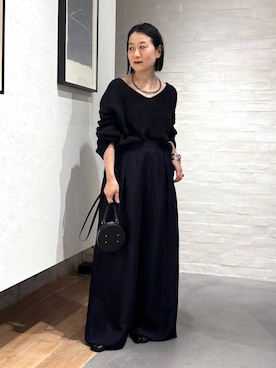 「Chaos（カオス）のクレマベアトップ（その他トップス、ホワイト系）」を使った、chaos_kawaさん（レディース・150cm）の夏コーディネート