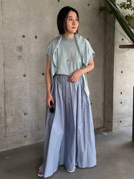 「Chaos（カオス）のアイテム（スカート）」を使った、chaos_kawaさん（レディース・150cm）の夏コーディネート