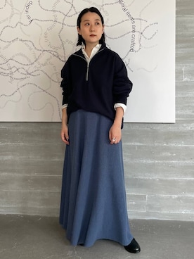 「Chaos（カオス）のアイテム（スウェット）」を使った、chaos_kawaさん（レディース・150cm）の夏コーディネート