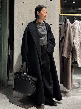 「アイテム（ノーカラーコート）」を使った、chaos_kawaさん（レディース・150cm）の秋コーディネート