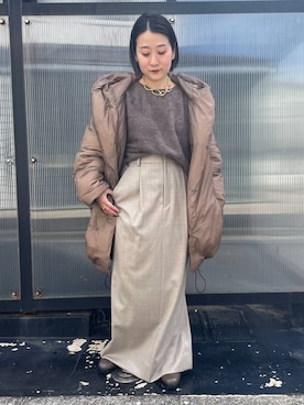「Chaos」｜「アイテム（ダウンジャケット/コート）」を使った、chaos_kawaさん（レディース・150cm）の秋コーディネート