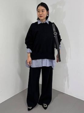 「アイテム（チェスターコート）」を使った、chaos_kawaさん（レディース・150cm）の冬コーディネート