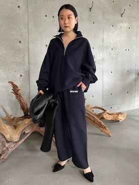 「Chaos（カオス）のアイテム（スウェットパンツ）」を使った、chaos_kawaさん（レディース・150cm）の夏コーディネート