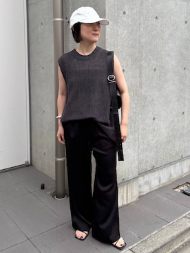 「Chaos（カオス）のアイテム（帽子）」を使った、chaos_kawaさん（レディース・150cm）の夏コーディネート