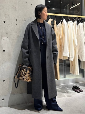 「アイテム（チェスターコート）」を使った、chaos_kawaさん（レディース・150cm）の秋コーディネート