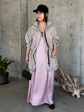 「アイテム（ブルゾン）」を使った、chaos_kawaさん（レディース・150cm）の夏コーディネート
