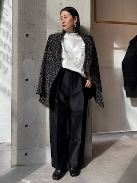 「アイテム（テーラードジャケット）」を使った、chaos_kawaさん（レディース・150cm）の冬コーディネート