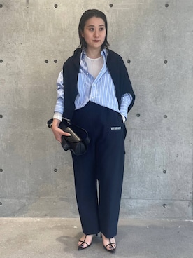 「Chaos（カオス）のアイテム（スウェットパンツ）」を使った、chaos_kawaさん（レディース・150cm）の冬コーディネート