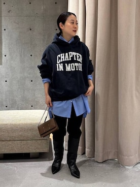 「Chaos（カオス）のChaos(カオス)/モノリスパンツ 【セットアップ可】（その他パンツ、ブラック系）」を使った、chaos_kawaさん（レディース・150cm）の秋コーディネート