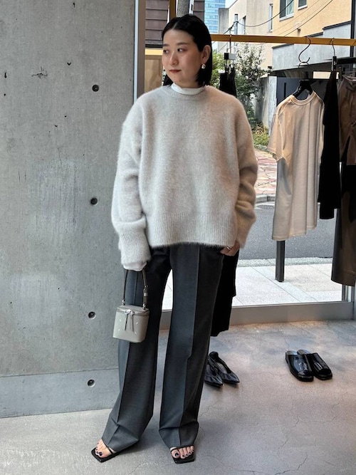 Chaos(カオス)/ ◇大草直子さん着用◇ ブルーフォックスクルーニット