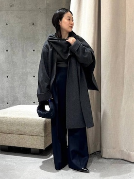 「Chaos（カオス）のChaos(カオス)/リバージュエトールコート（その他アウター、グレー系）」を使った、chaos_kawaさん（レディース・150cm）の秋コーディネート