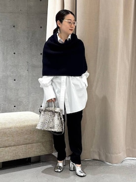 「Chaos（カオス）のChaos(カオス)/モノリスパンツ 【セットアップ可】（その他パンツ、ブラック系）」を使った、chaos_kawaさん（レディース・150cm）の夏コーディネート