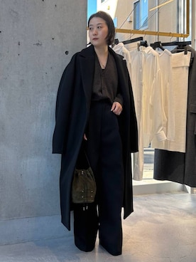 「アイテム（チェスターコート）」を使った、chaos_kawaさん（レディース・150cm）の秋コーディネート