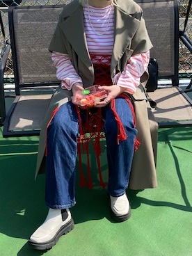 9enkenさん（レディース・160cm）の春コーディネート