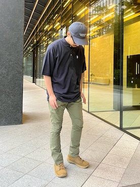 「nonnative（ノンネイティブ）のアイテム（カーゴパンツ）」を使った、numa0910さん（メンズ・169cm）の夏コーディネート