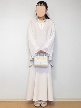 「アイテム（バレエシューズ）」を使った、mocha𓂃 ✿𓈒𓏸さん（レディース・150cm）の秋コーディネート