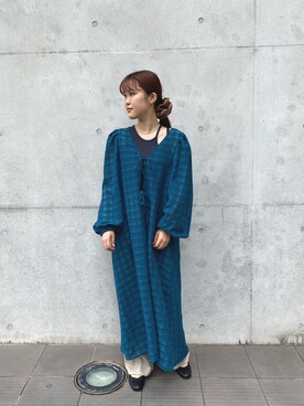 「アイテム（タンクトップ、グレー系）」を使った、natsukiさん（レディース・158cm）の夏コーディネート