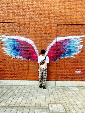 「Starting Over（スターティングオーバー）のアイテム（パンツ）」を使った、MASAOさん（メンズ・173cm）の夏コーディネート