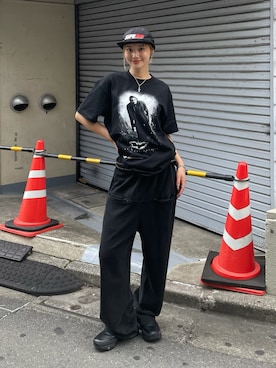 「アイテム（スウェットパンツ）」を使った、うらのことこさん（レディース・165cm）の夏コーディネート